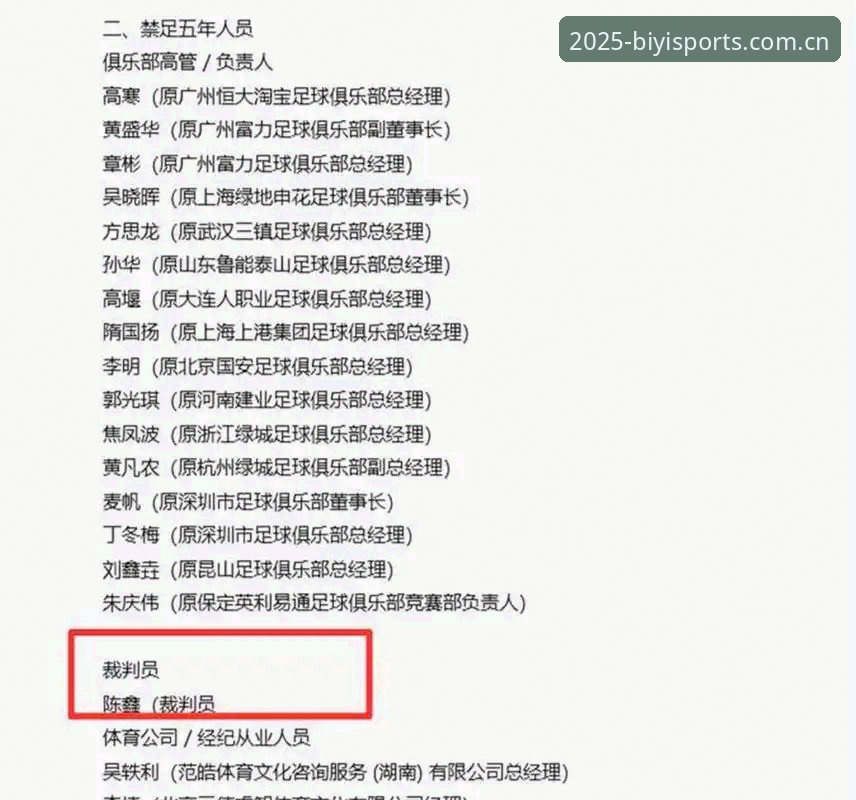 足协禁足名单深度对比：终身禁赛 vs 5年禁赛，谁在操控中国足球的底线？